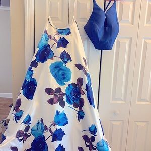 Beautiful 2 piece formal gown. Lowest price and then gone